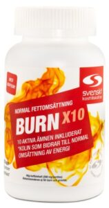 Burn X10 bantningspiller