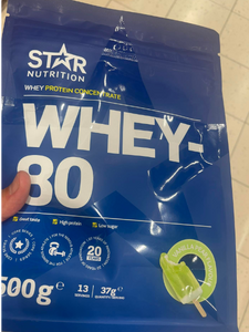 testar whey 80 från star nutrition